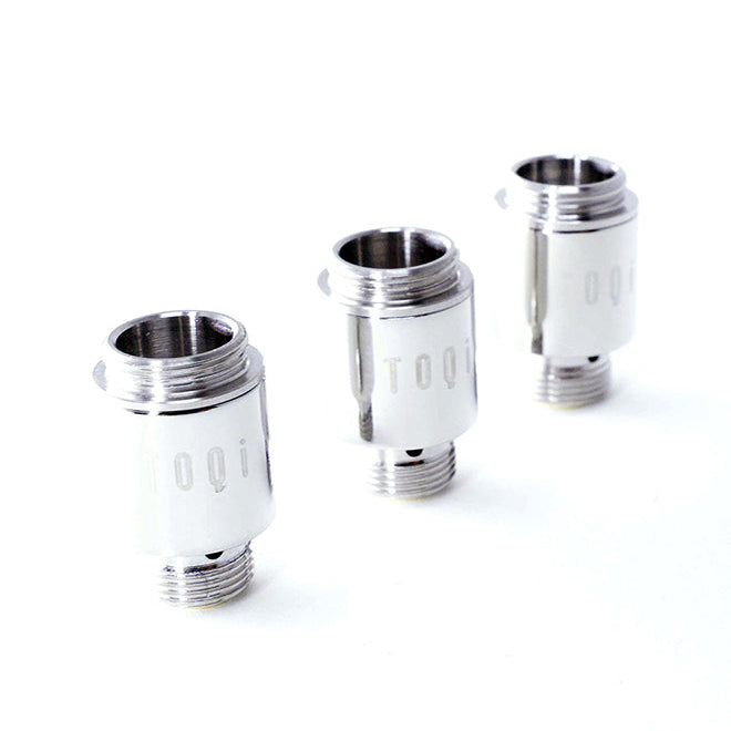 TOQi 510 Quartz Tank 3-Pack - Easy-Replace Dab Cartridge Tanks for Enhanced Wax Concentrate Vaping, Compatible with TOQi 510 Dab Cartridge
