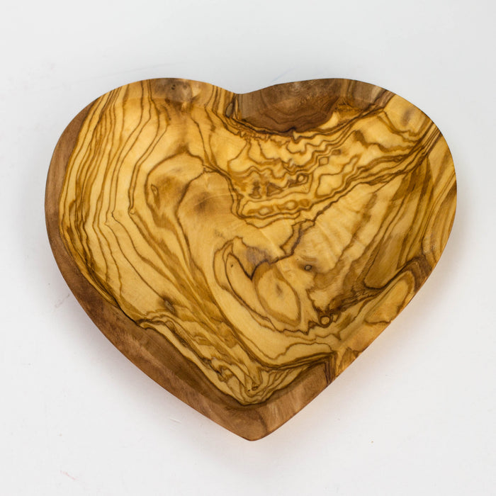 VOW | Olive Wood Heart Rolling Tray/Smoker's Gift