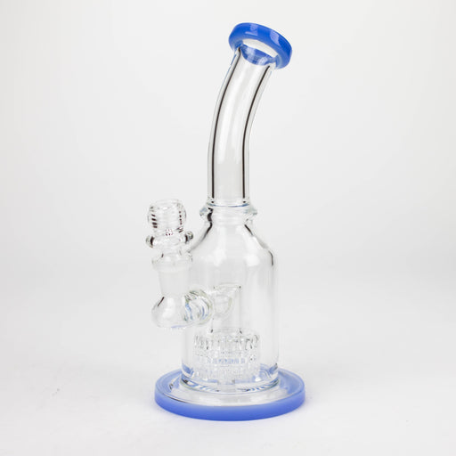 9" bent neck bubbler with tier diffuser [Color Assorted] Other Shaped Bong ONE