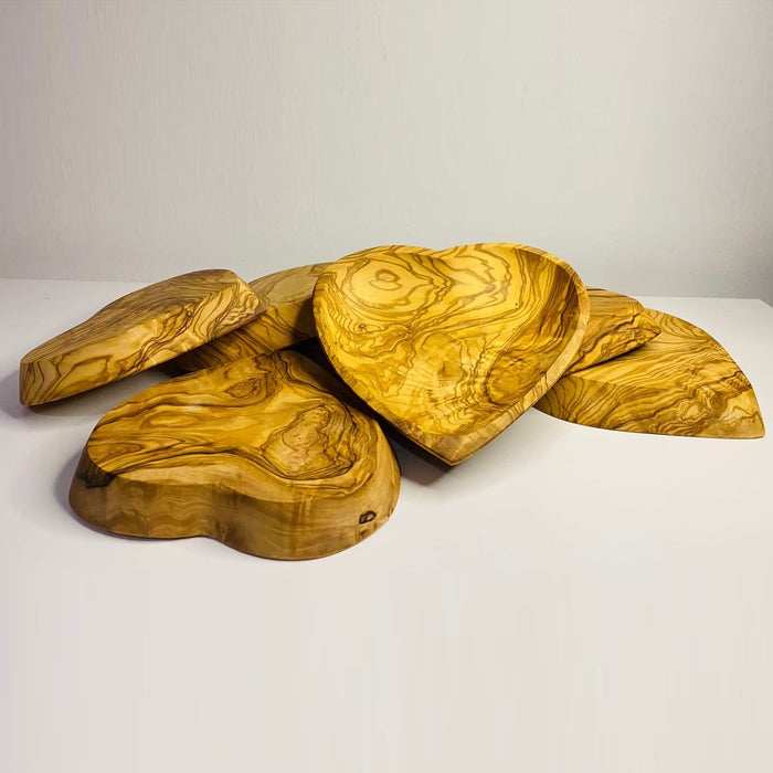 VOW | Olive Wood Heart Rolling Tray/Smoker's Gift