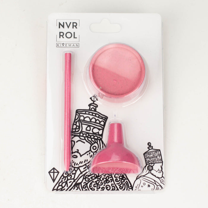 NVRROL X KITEMAN 3 in 1 Cone filling kit with Mini Grinder, Funnel, Poking Stick Regular Grinder Kiteman