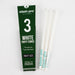 Stash-Pro | Bleached (White) Party Pack 3 Cones box of 24 Pre-rolled Cone (Display Pack) Stash-Pro