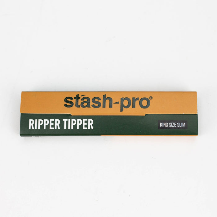 Stash-Pro | Ripper Tipper Unbleached King size slim Box of 10 King Size Stash-Pro