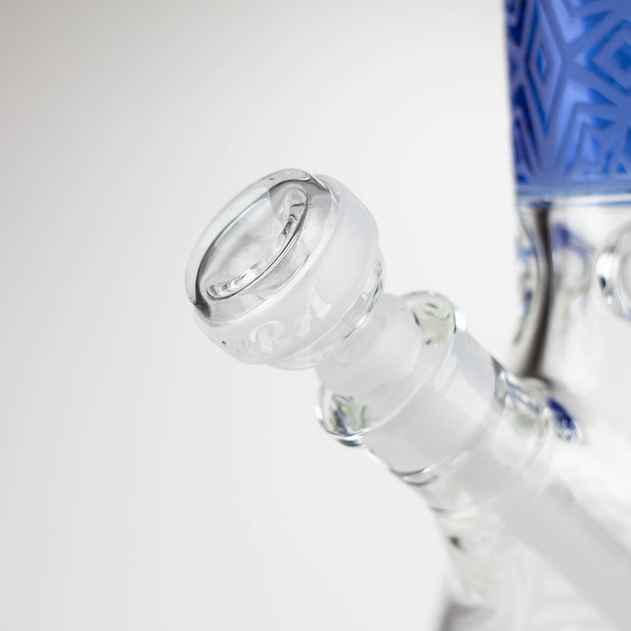 COBRA | 14" sandblasted geometric graphic 7 mm glass bong [YY01] Glass Bong JJ Distribution