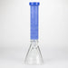 COBRA | 14" sandblasted geometric graphic 7 mm glass bong [YK08] Glass Bong JJ Distribution