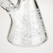COBRA | 14" sandblasted geometric graphic 7 mm glass bong [YY02] Glass Bong JJ Distribution