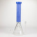 COBRA | 14" sandblasted geometric graphic 7 mm glass bong [YY02] Glass Bong JJ Distribution