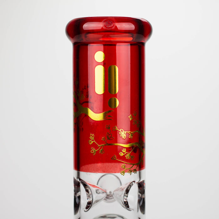 Infyniti | Untamed 14" 7 mm classic beaker water bong - Tiger [GP2019] Glass Bong ONE