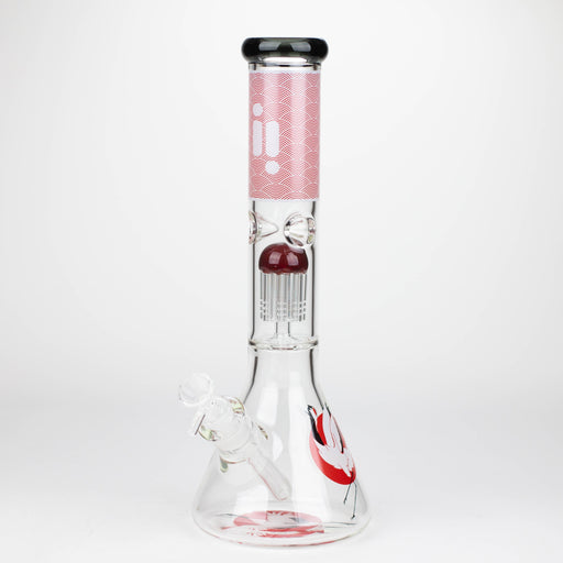 Infyniti | Untamed 14" 7 mm classic beaker water bong - Crane [GP2020] Glass Bong ONE