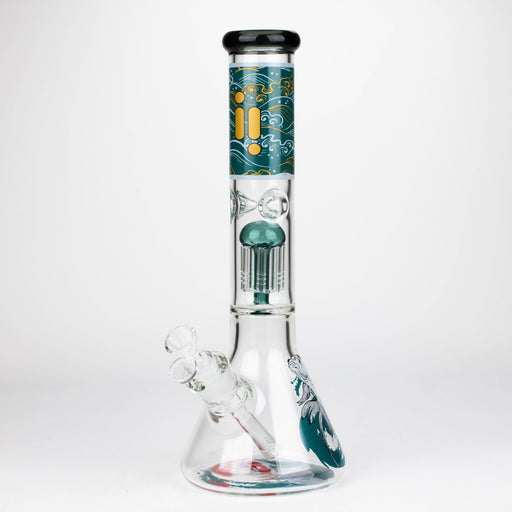Infyniti | Untamed 14" 7 mm classic beaker water bong - Koi Fish [GP2021] Glass Bong ONE