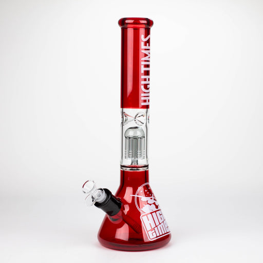 Infyniti | High Times 16" 7 mm classic beaker water bong with tree arm percolator [HIT1090GP] Glass Bong ONE