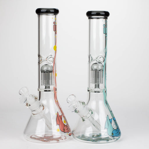 Infyniti | Untamed 14" 7 mm classic beaker water bong - Octopus [GP2014] Glass Bong ONE