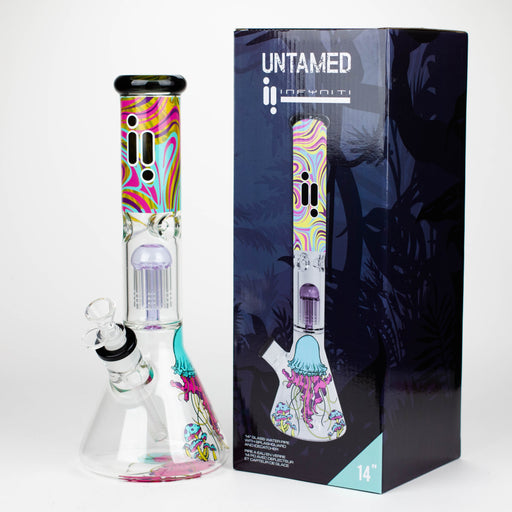 Infyniti | Untamed 14" 7 mm classic beaker water bong - Jellyfish [GP2016] Beaker Bong ONE