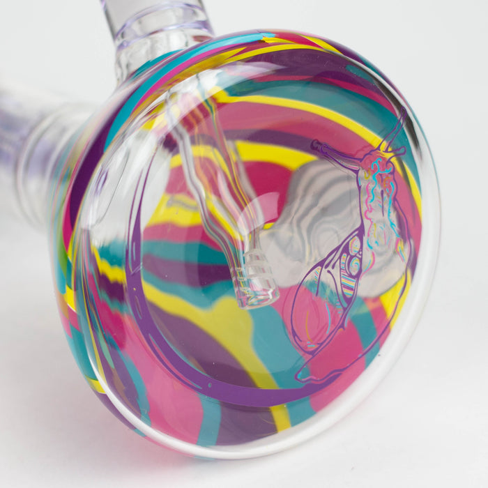 Infyniti | Untamed 14" 7 mm classic beaker water bong - Snail [GP2017] Glass Bong ONE