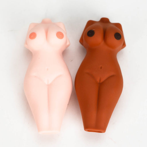 3.5" Sexy hand pipe-Assorted [H308] Silicone Pipe YHS Smoke
