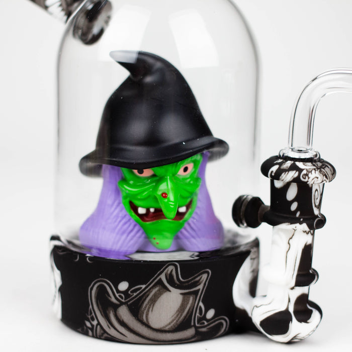 6'' Waterwheel water pipe-Witch [H194G] Resin · Silicone · Plastic Bong YHS Smoke
