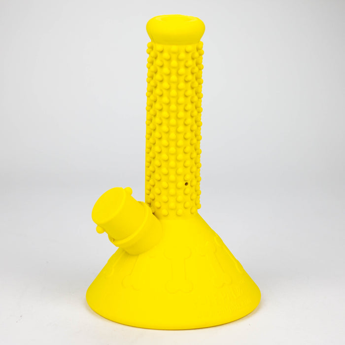 PUFF PALZ | Beaker Buddy rubber dog toy For Pet BG Sales Yellow