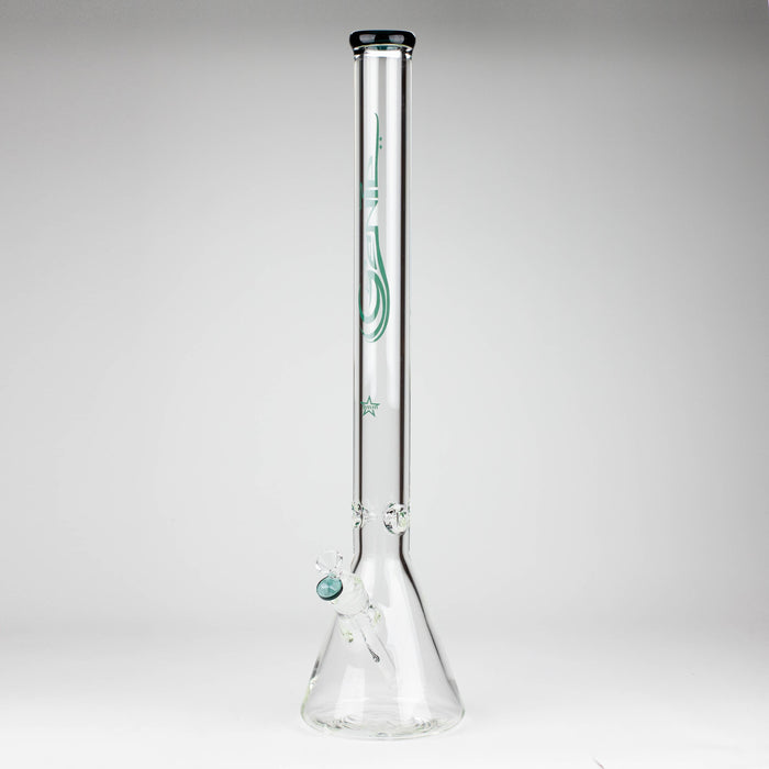 GENIE | 22" 9 mm Beaker Glass Bong [GE1003] Glass Bong ONE Teal