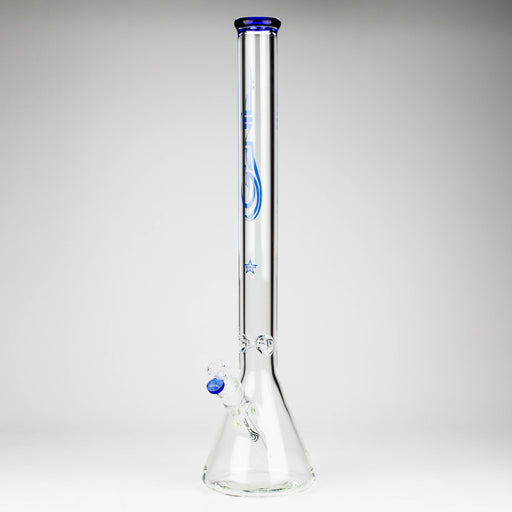 GENIE | 22" 9 mm Beaker Glass Bong [GE1003] Glass Bong ONE Blue