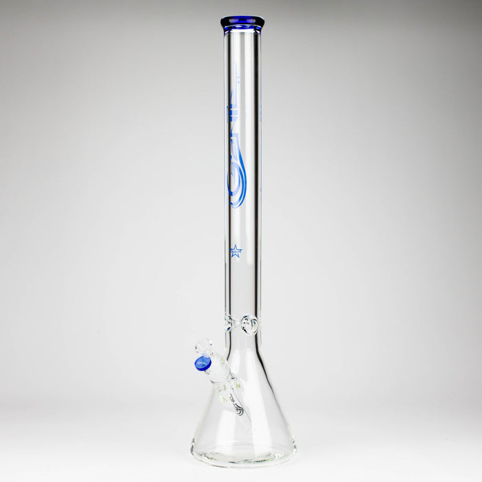 GENIE | 22" 9 mm Beaker Glass Bong [GE1003] Glass Bong ONE Blue