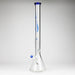 GENIE | 22" 9 mm Beaker Glass Bong [GE1003] Glass Bong ONE Blue