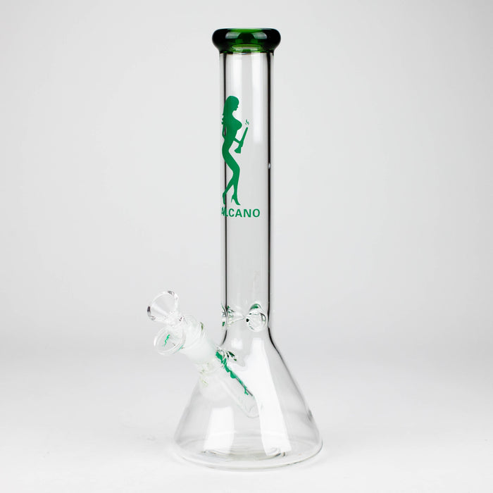 VALCANO | 12" beaker glass water bong [GB16710] Glass Bong ONE Green