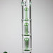 GENIE | 24" 9mm Triple Percolator Beaker Glass Bong [GB1907] Glass Bong ONE