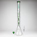 GENIE | 24" 9mm Triple Percolator Beaker Glass Bong [GB1907] Glass Bong ONE
