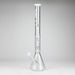 GENIE | 24" 9mm Triple Percolator Beaker Glass Bong [GB1907] Glass Bong ONE White