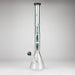 GENIE | 24" 9mm Triple Percolator Beaker Glass Bong [GB1907] Glass Bong ONE Teal