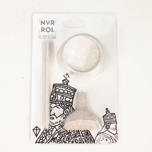 NVRROL X KITEMAN 3 in 1 Cone filling kit with Mini Grinder, Funnel, Poking Stick Regular Grinder Kiteman