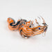 7" Dragon shape insideout pipe [PIP978] Glass Pipe NIBO Distribution