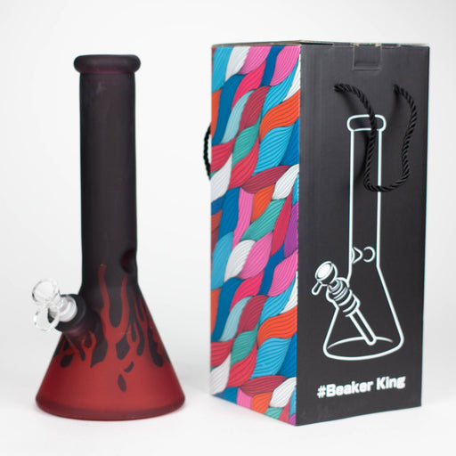 12.5" Soft glass 7mm beaker water bong [M12010] Glass Bong JJ Distribution