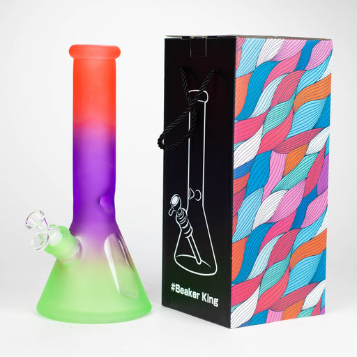 12.5" Soft glass 7mm beaker water bong [M12004] Glass Bong JJ Distribution