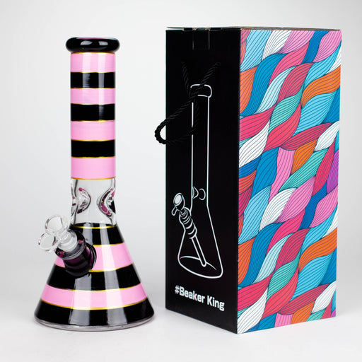 12.5" Soft glass 7mm beaker water bong [M12006A] Glass Bong JJ Distribution