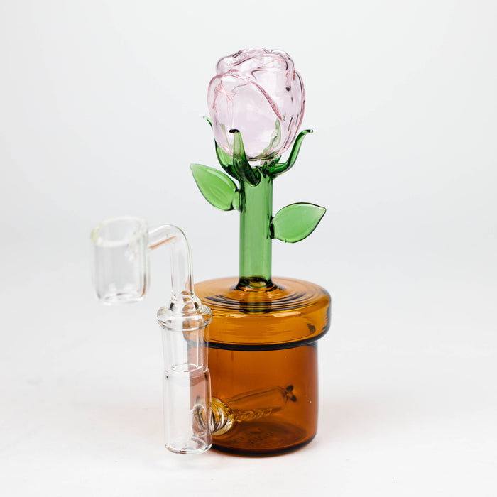 6" Rose Rig with diffuser [XY-J01] Glass Rig JJ Distribution