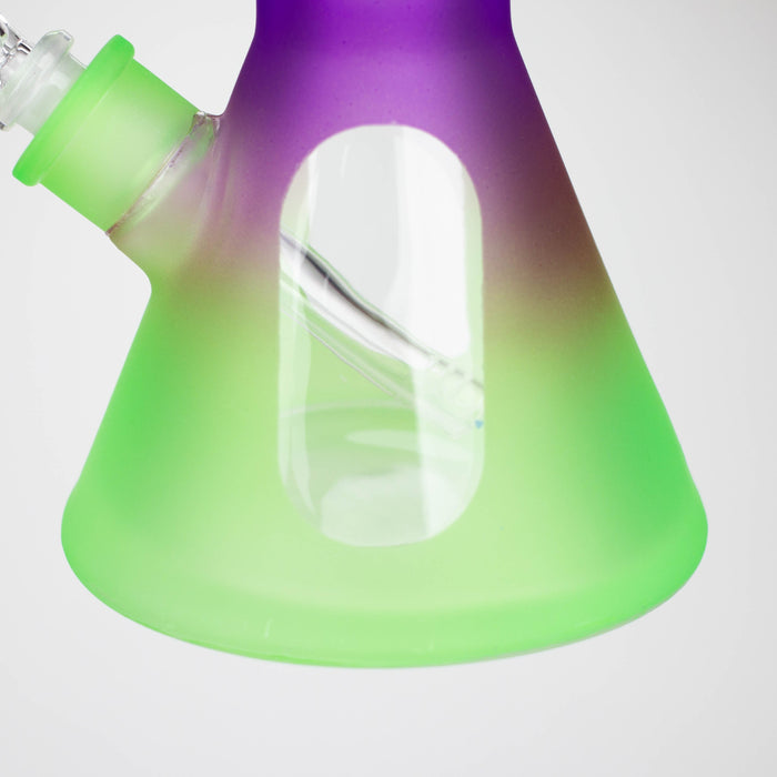 12.5" Soft glass 7mm beaker water bong [M12004] Glass Bong JJ Distribution
