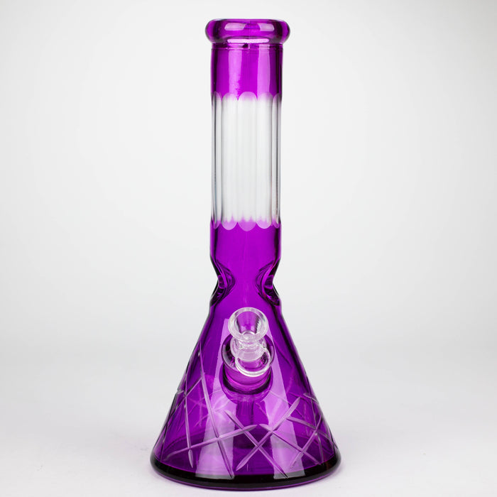 12.5" Soft glass 7mm beaker water bong [M12007A] Glass Bong JJ Distribution