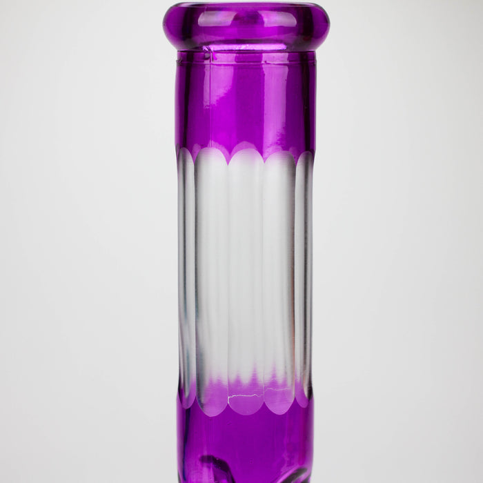 12.5" Soft glass 7mm beaker water bong [M12007A] Glass Bong JJ Distribution