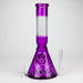 12.5" Soft glass 7mm beaker water bong [M12007A] Glass Bong JJ Distribution