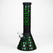 12.5" Soft glass 7mm beaker water bong [M12008] Glass Bong JJ Distribution Green