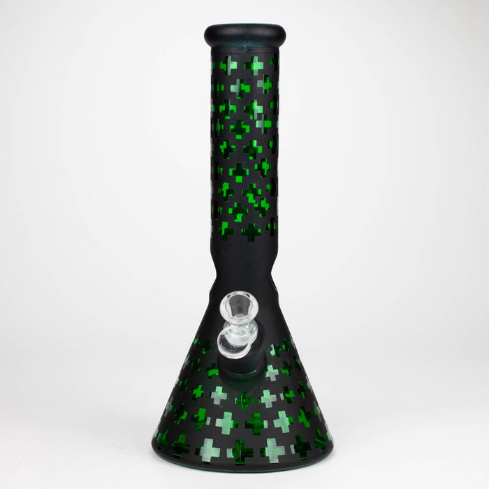 12.5" Soft glass 7mm beaker water bong [M12008] Glass Bong JJ Distribution