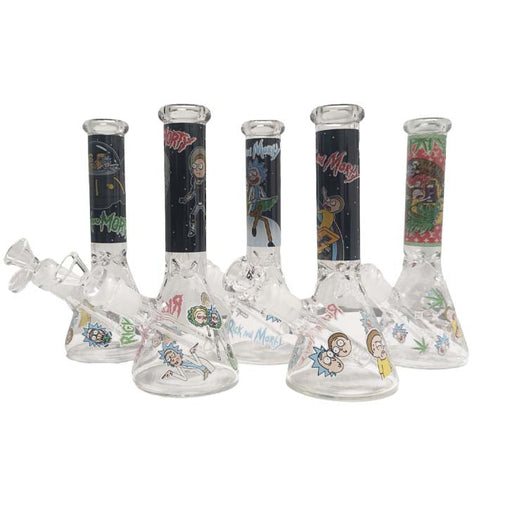 Fortune | 8" Bong With Sticker Glass Bong Super Supplys Inc