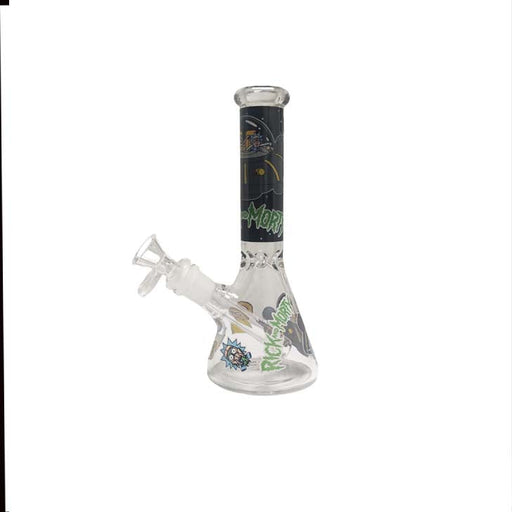 Fortune | 8" Bong With Sticker Glass Bong Super Supplys Inc