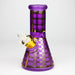 8" Soft glass 7mm beaker water bong [M08003] Glass Bong Canadian Distributor Purple