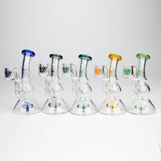 Xtreme | 5" Oil Rig with quartz banger [R008] Glass Rig Canadian Distributor