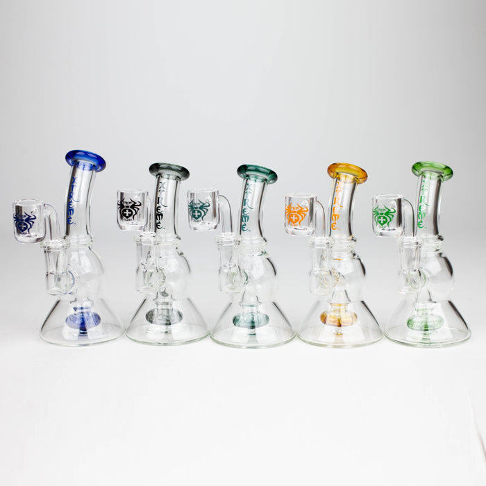 Xtreme | 5" Oil Rig with quartz banger [R008] Glass Rig Canadian Distributor