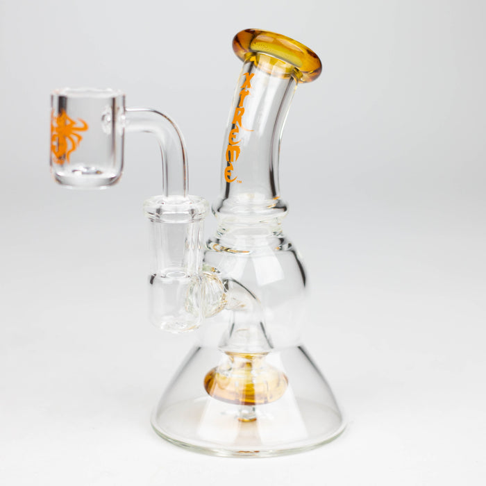 Xtreme | 5" Oil Rig with quartz banger [R008] Glass Rig Canadian Distributor Gold