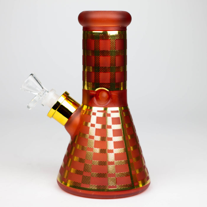 8" Soft glass 7mm beaker water bong [M08003] Glass Bong Canadian Distributor