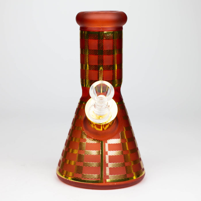 8" Soft glass 7mm beaker water bong [M08003] Glass Bong Canadian Distributor